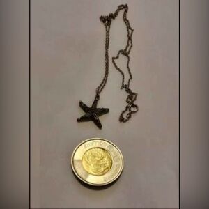 Starfish Pewter Pendant Necklace